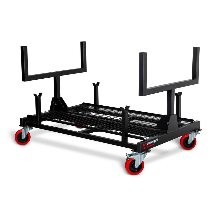Armorgard Mobile rack, certified to carry 1 tonne