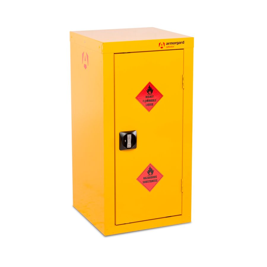 Armorgard Safestor Hazardous Floor Cupboard 450mm x 465mm x 905mm with 1  Shelf HFC4