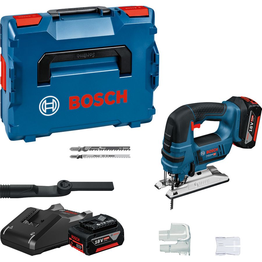 Bosch GST 18V-LI B (2 X GBA 18V 4Ah, GAL 18V-40, L-BOXX)