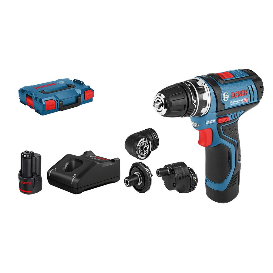 Bosch Cordless 12v Flexiclick Drill Driver GSR 12 V-15 FC 06019F6070