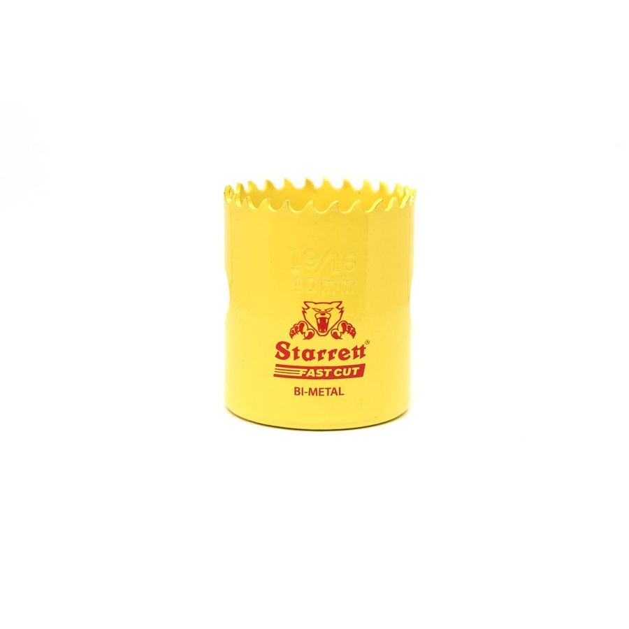 Starrett Fast Cut Bi-Metal Holesaw 40mm
