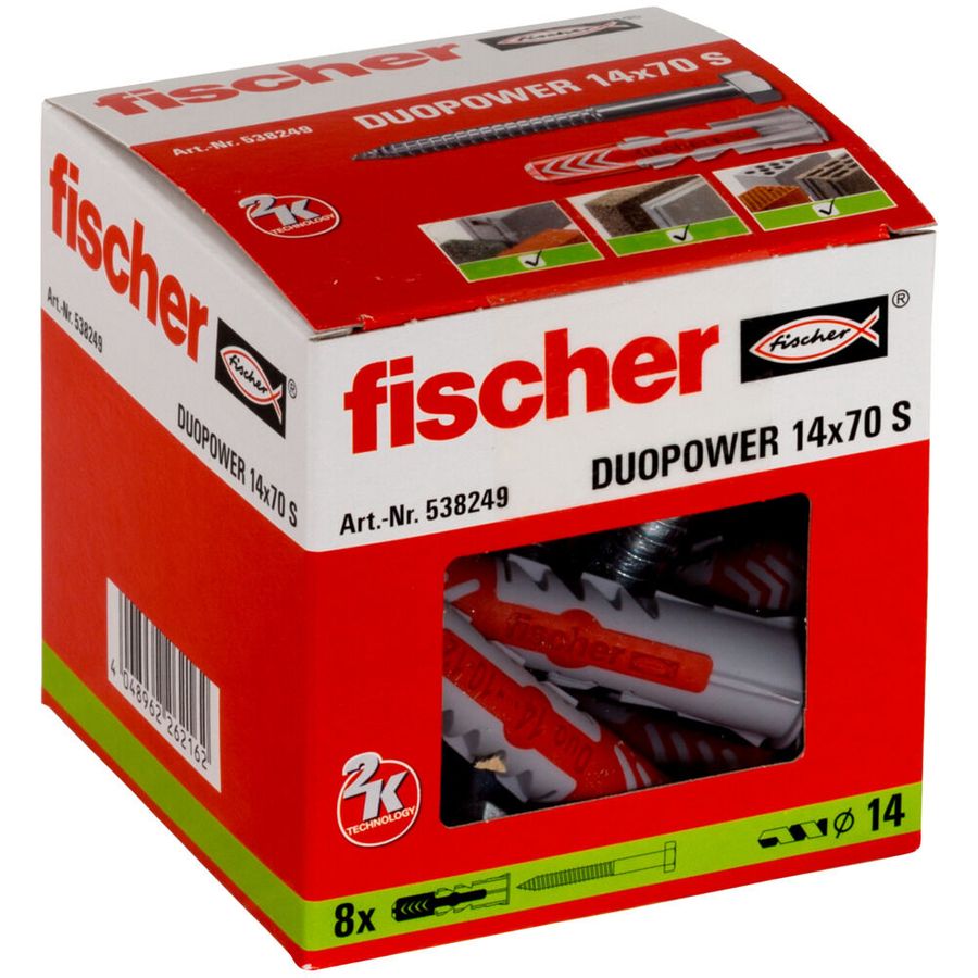 Fischer DuoPower 14 X 70 With Screw 538249