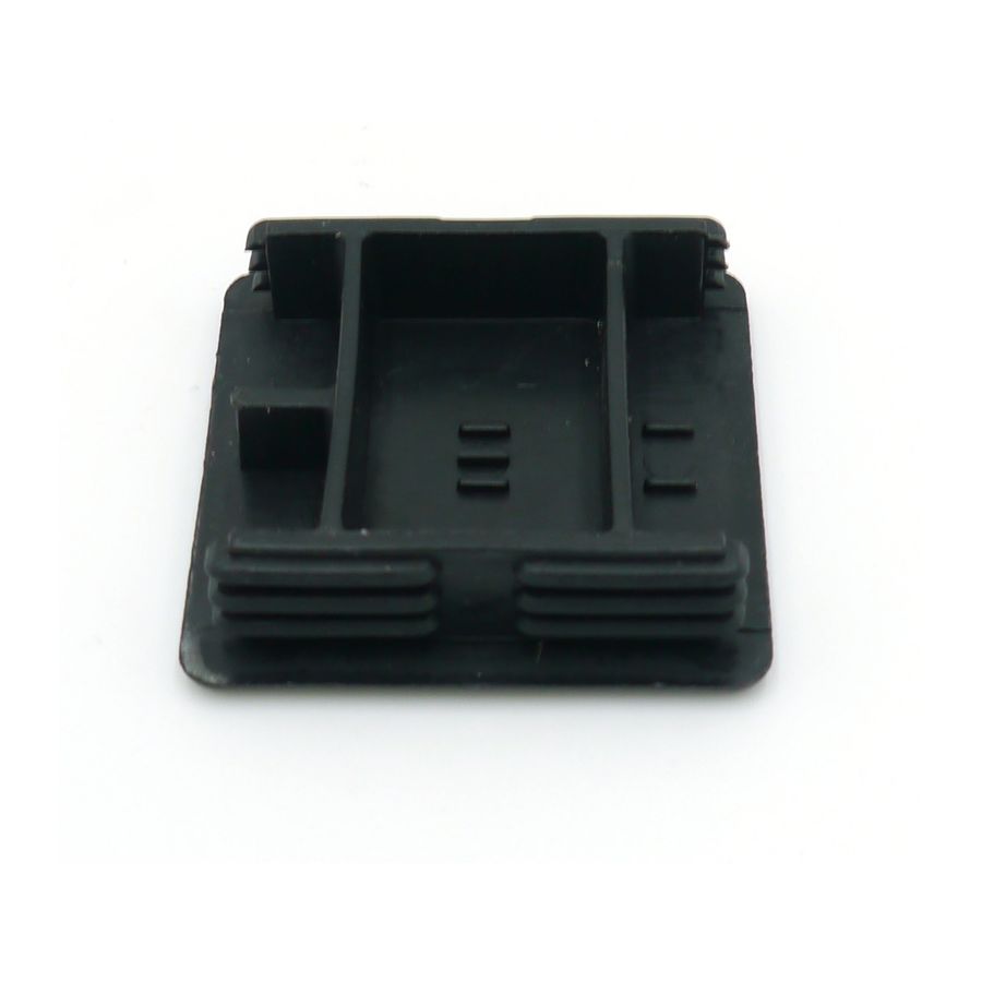 Unistrut Compatible PVC End Cap 41mm Black