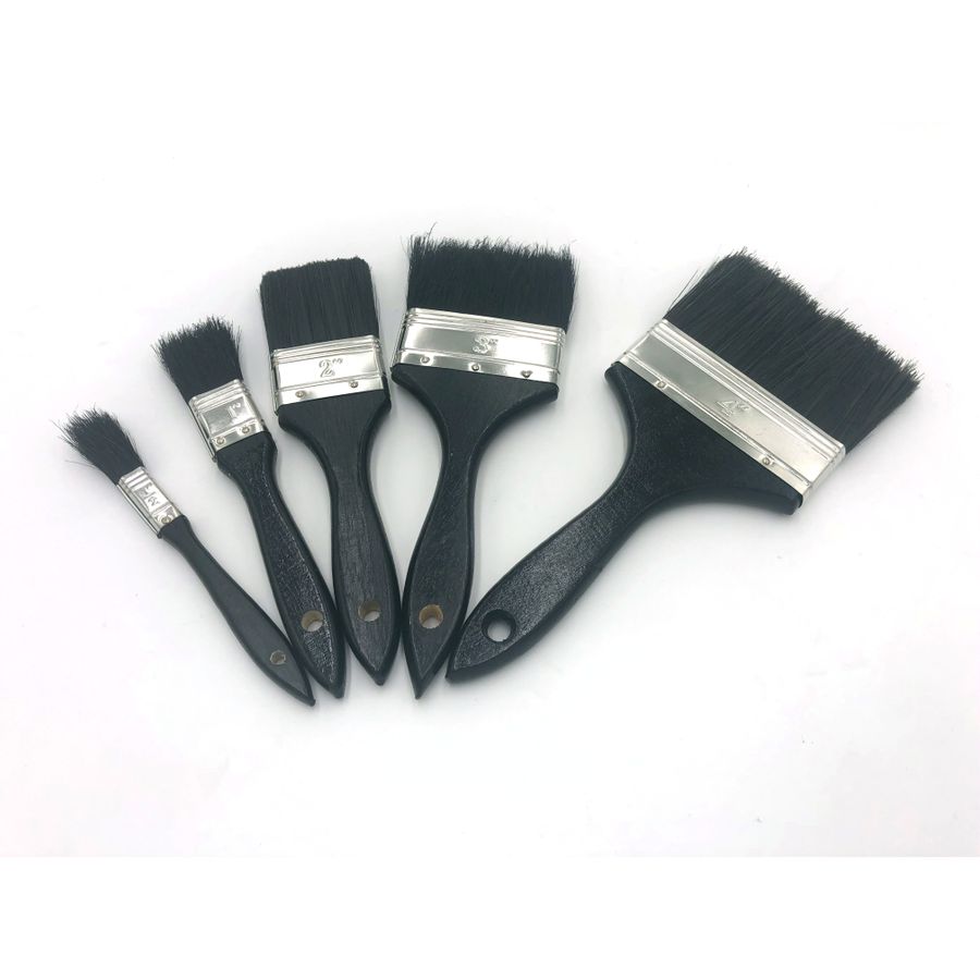 Economy Paint Brush Set 1/2", 1", 2", 3", 4"