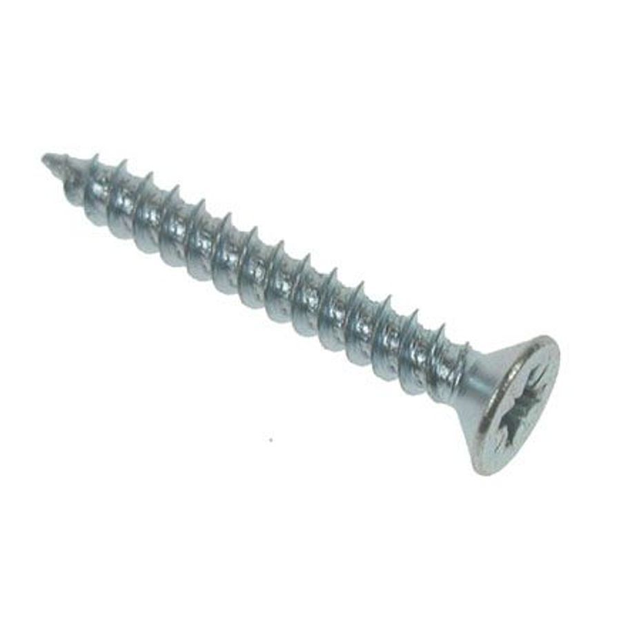 No4 x ½" Woodscrew Pozi Countersunk BZP