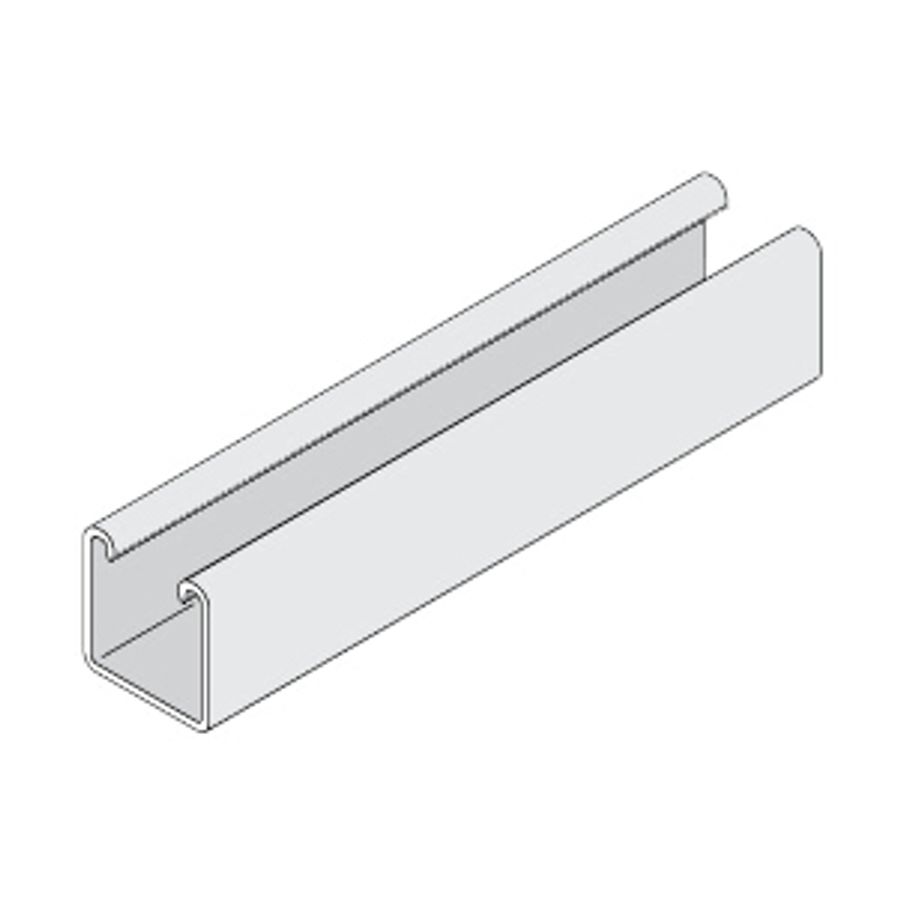 3 Metre Unistrut 41mm x 21 mm x 2.5mm Heavy Gauge Hot-Dip Galvanised Channel P1000HX3