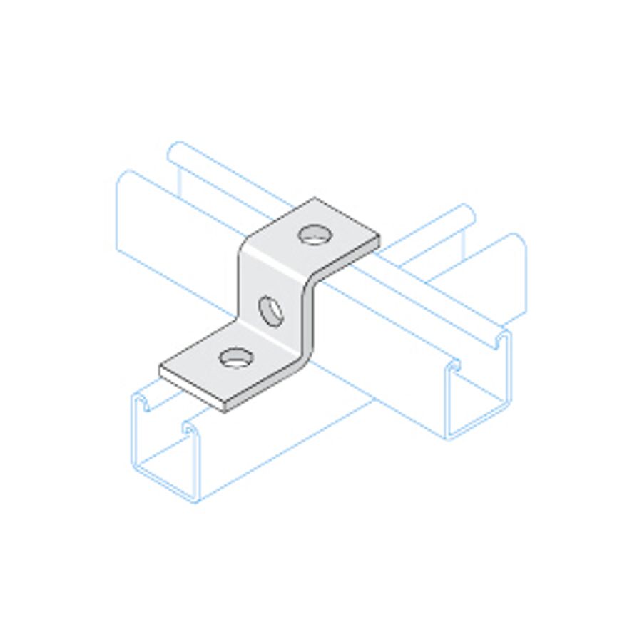 Unistrut 3 Hole Z Fitting HDG