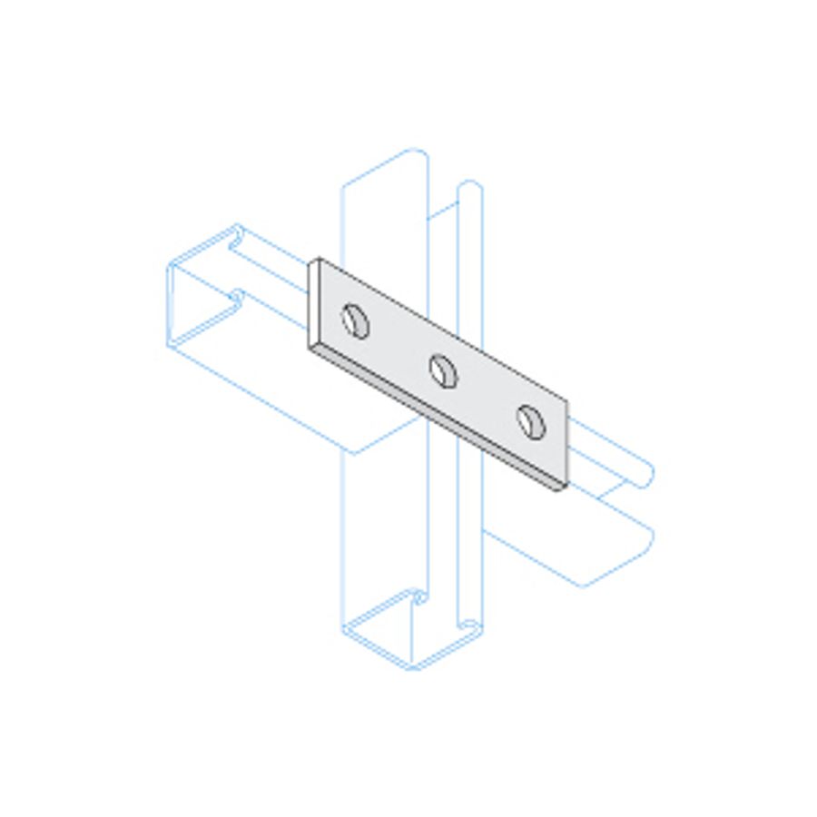 Unistrut 3 Hole Plate P1066