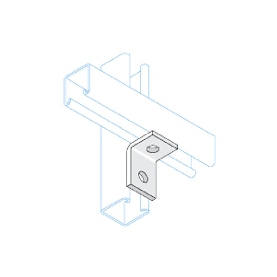 Unistrut 90 Angle Bracket 2 Hole P1068