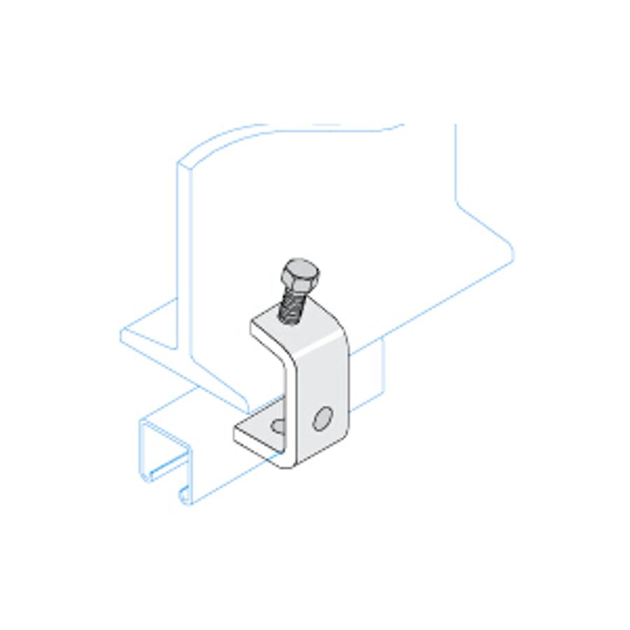 Unistrut Beam Clamp Tapped M12 P1271