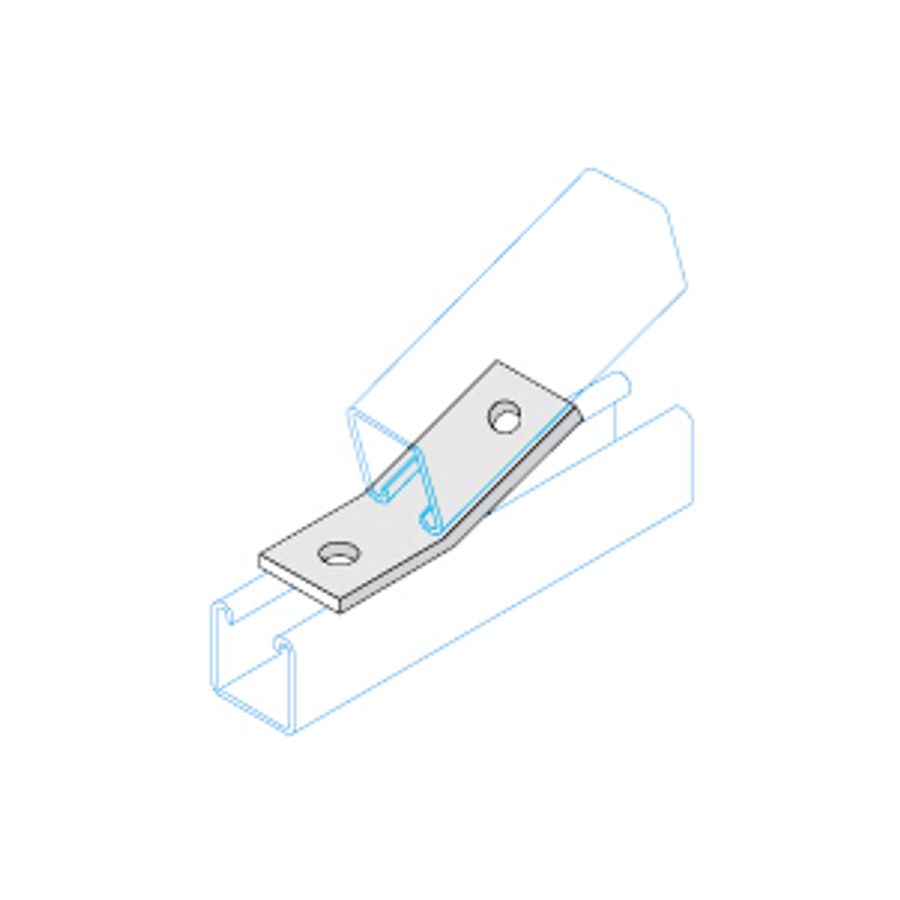 Unistrut 30 Deg Angle Fitting HDG