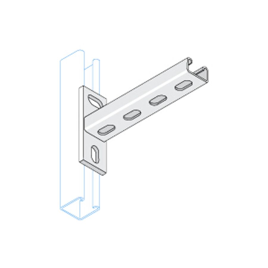 Unistrut Slotted Cant Arm 450X21 HDG