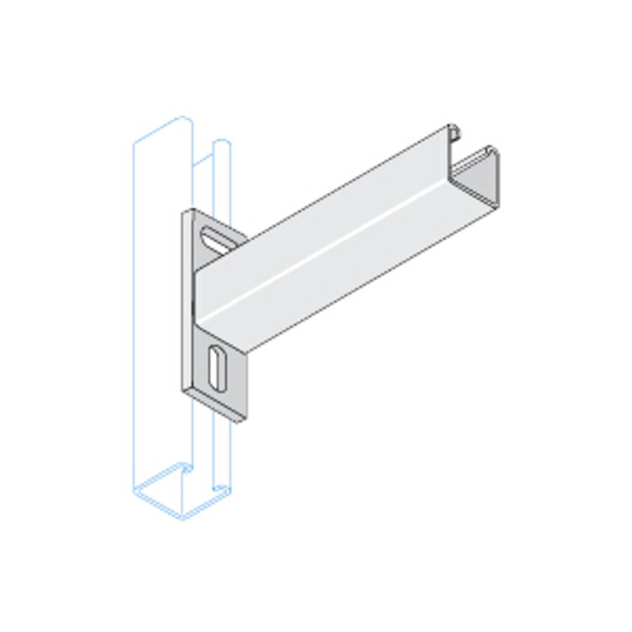 Unistrut Cantilever Bracket (Plain) P2663/300H HDG