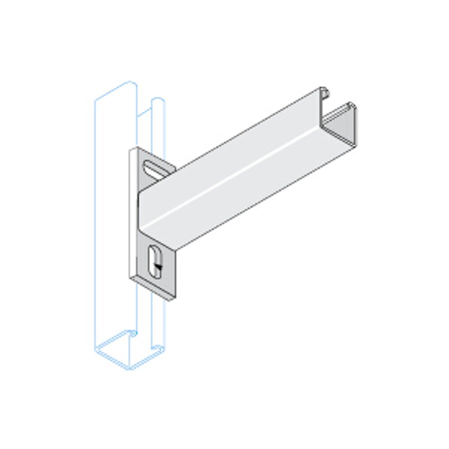 Unistrut Slotted Cant Arm 150X41 HDG