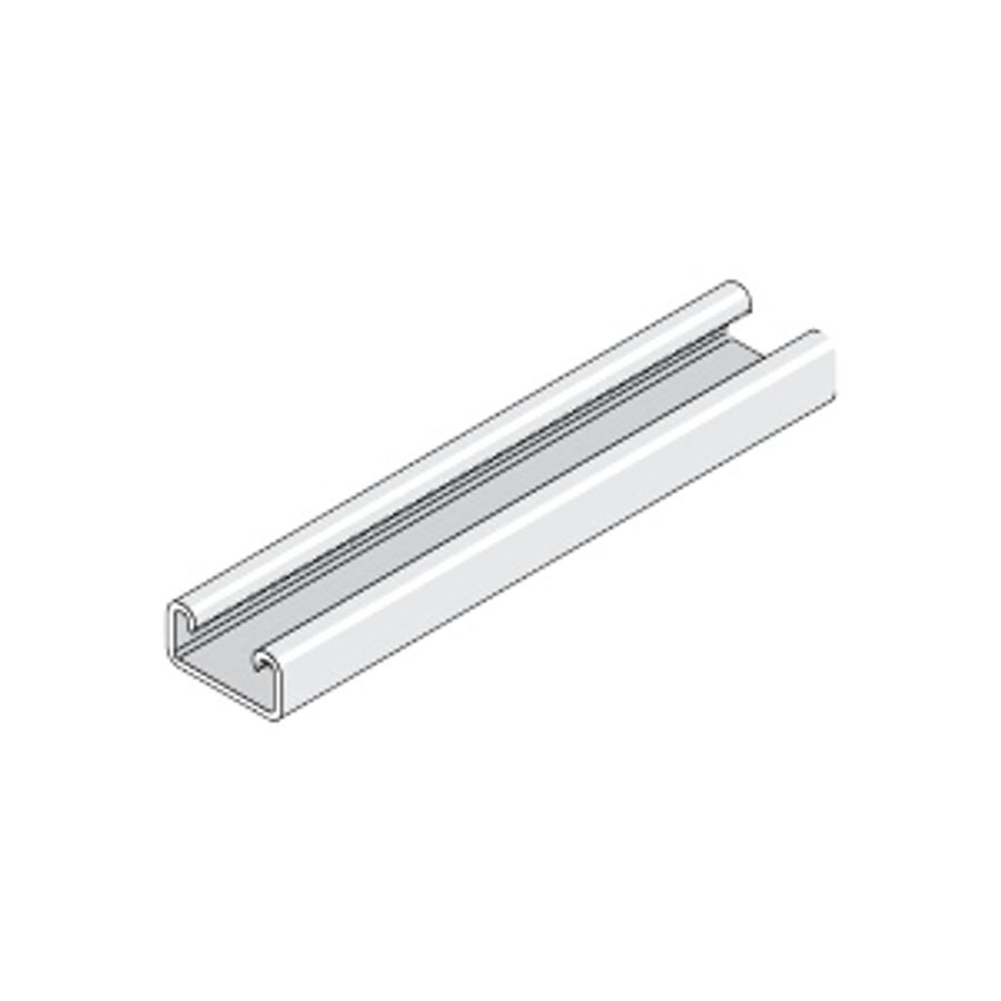 3 Metre Unistrut 41mm x 21mm x 2.5mm Heavy Gauge Pre-Galvanised Channel P3300X3