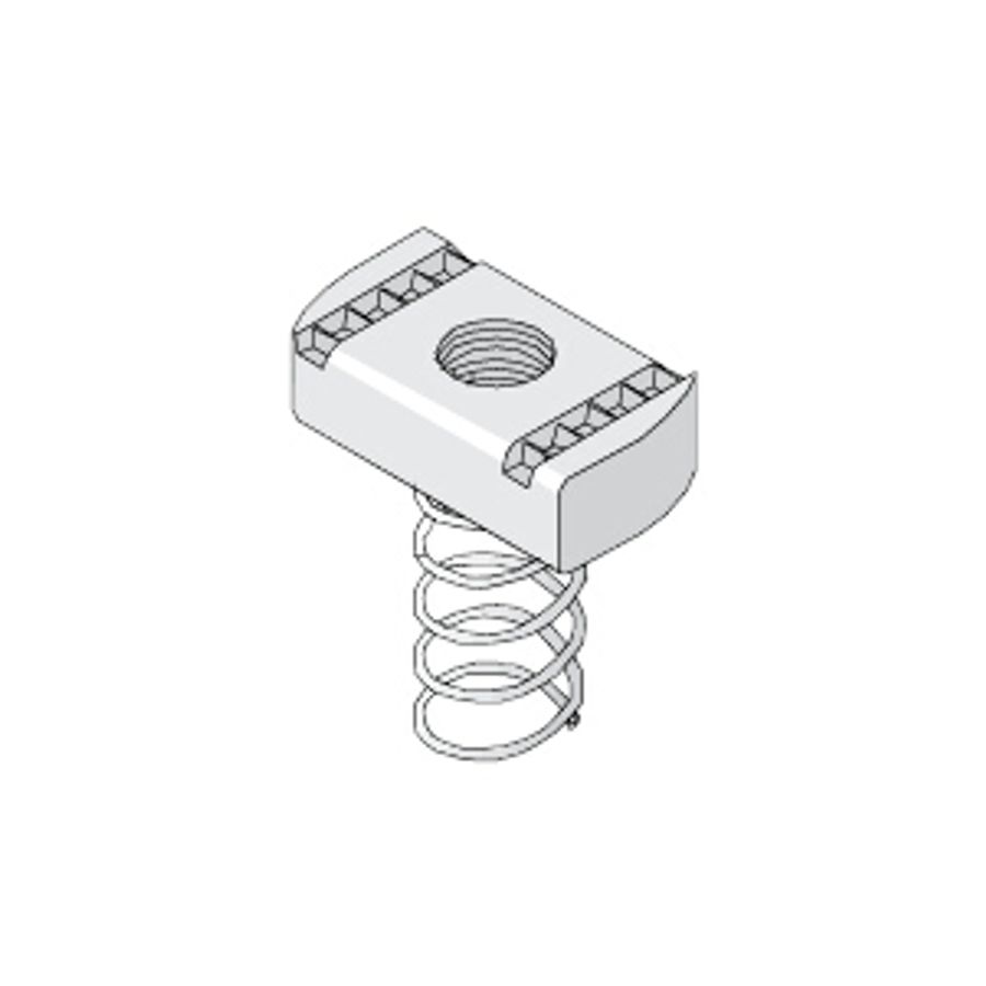 Unistrut Channel Nut Long M6 HDG