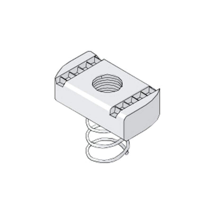 Unistrut Channel Nut Short M6 HDG